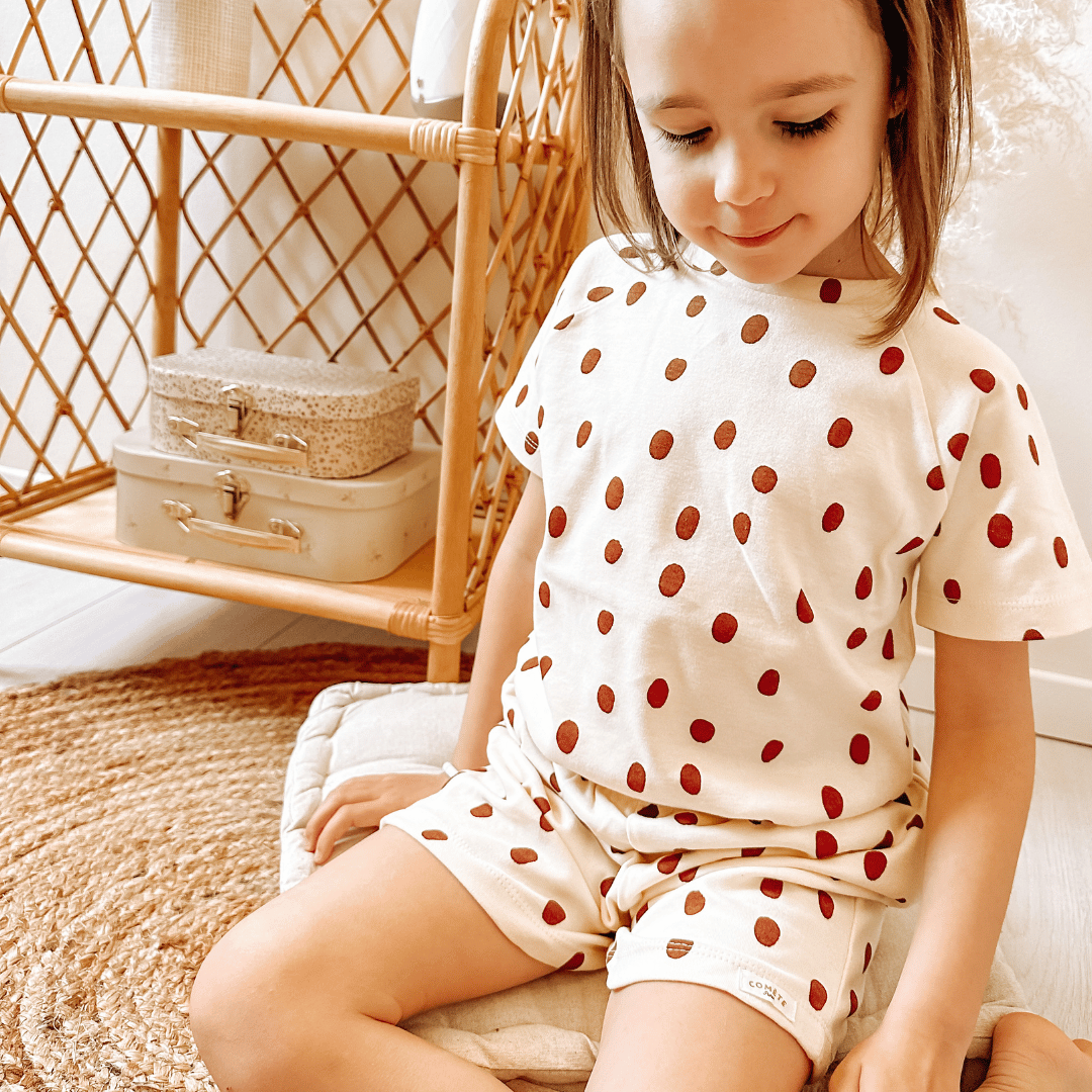 Pyjashort Enfant Cerise