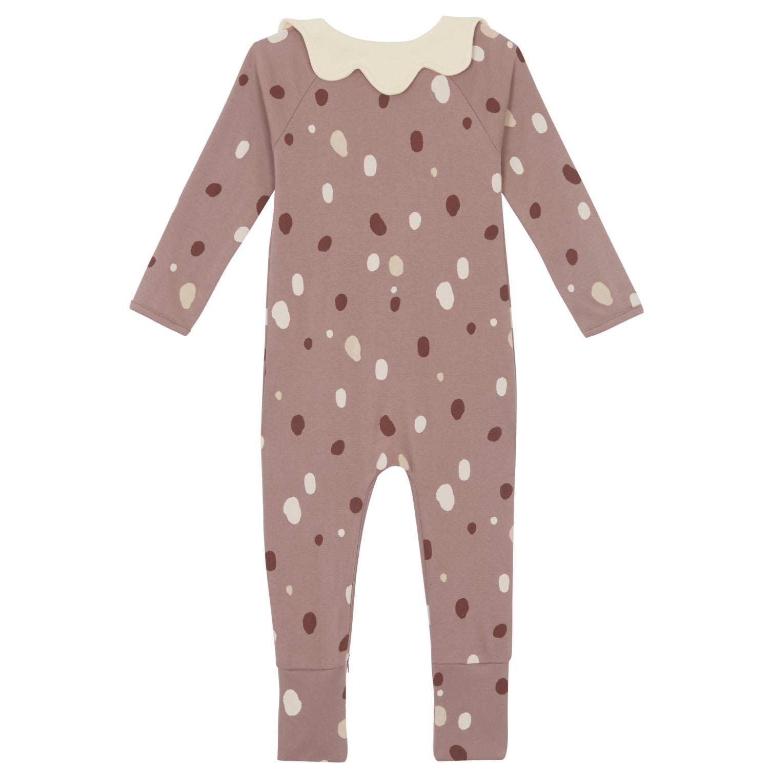 Pyjama Enfant Zippé Bois de Rose