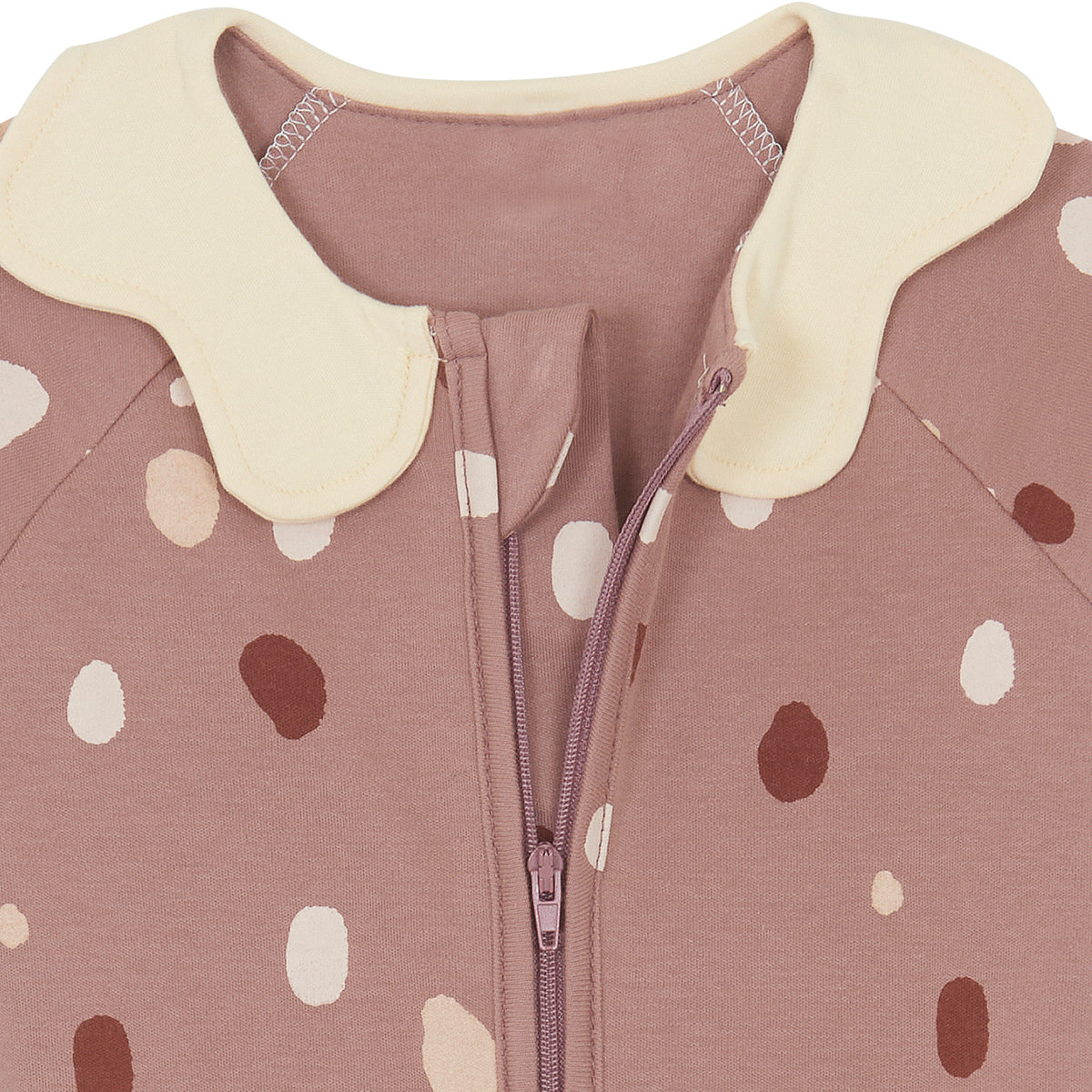 Pyjama Enfant Zippé Bois de Rose