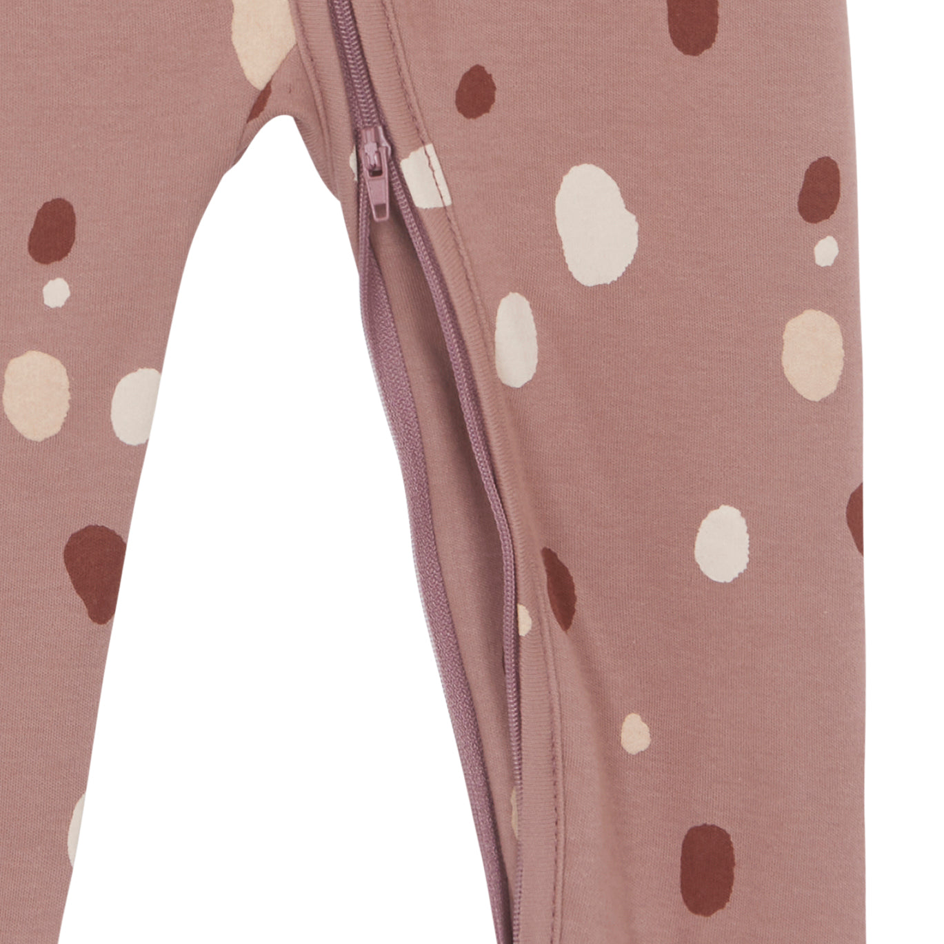 Pyjama Enfant Zippé Bois de Rose