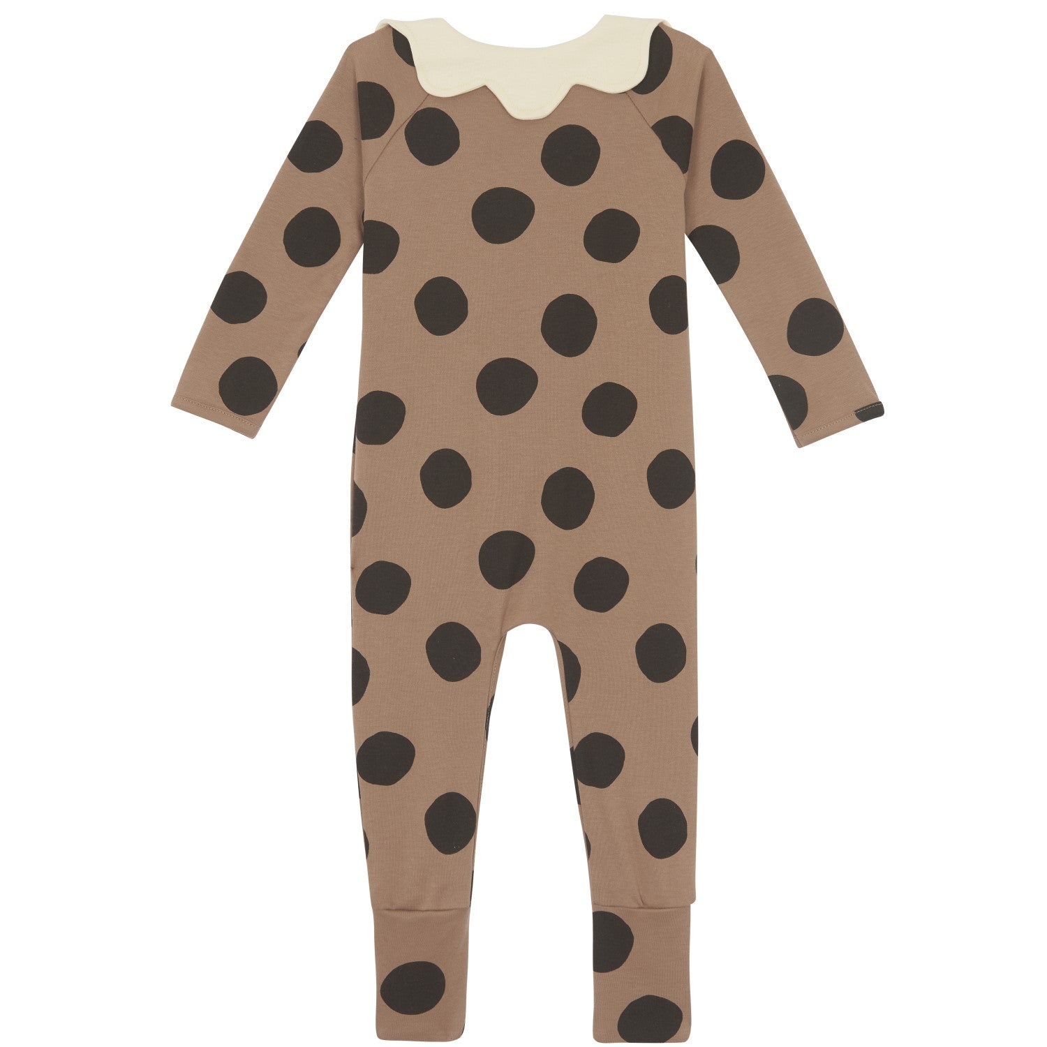 Pyjama Bébé Zippé Châtaigne