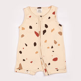 Combishort Bébé Zippé terrazzo marsala