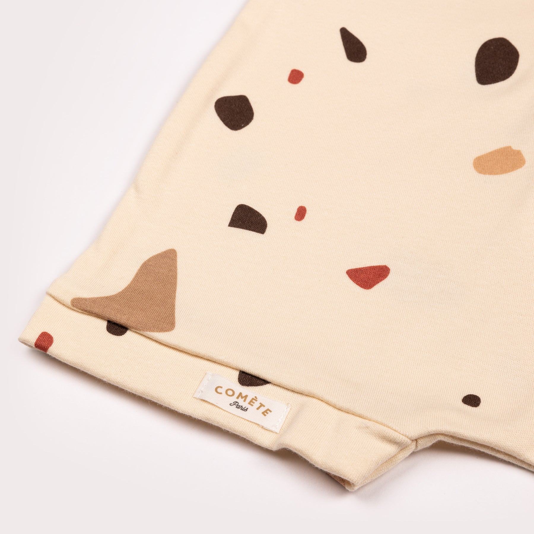 Combishort Bébé Zippé terrazzo marsala