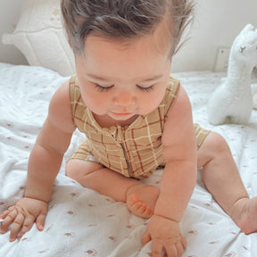 Combishort Bébé Zippé Mosaïque
