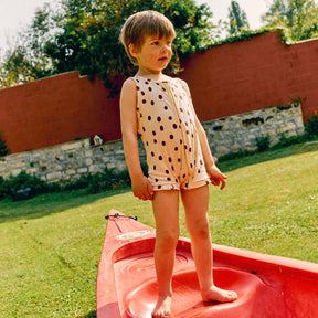 Combishort Enfant Zippé Cerise
