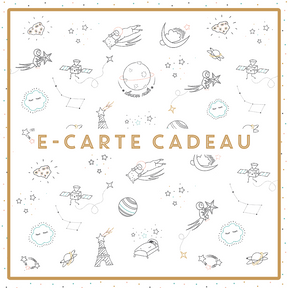 Offrez une carte cadeau qui permettra d'être certain de faire plaisir ! Valable un an et sur tous nos produits en 100% coton bio certifié GOTS et fabriqués dans un atelier familial au Portugal
