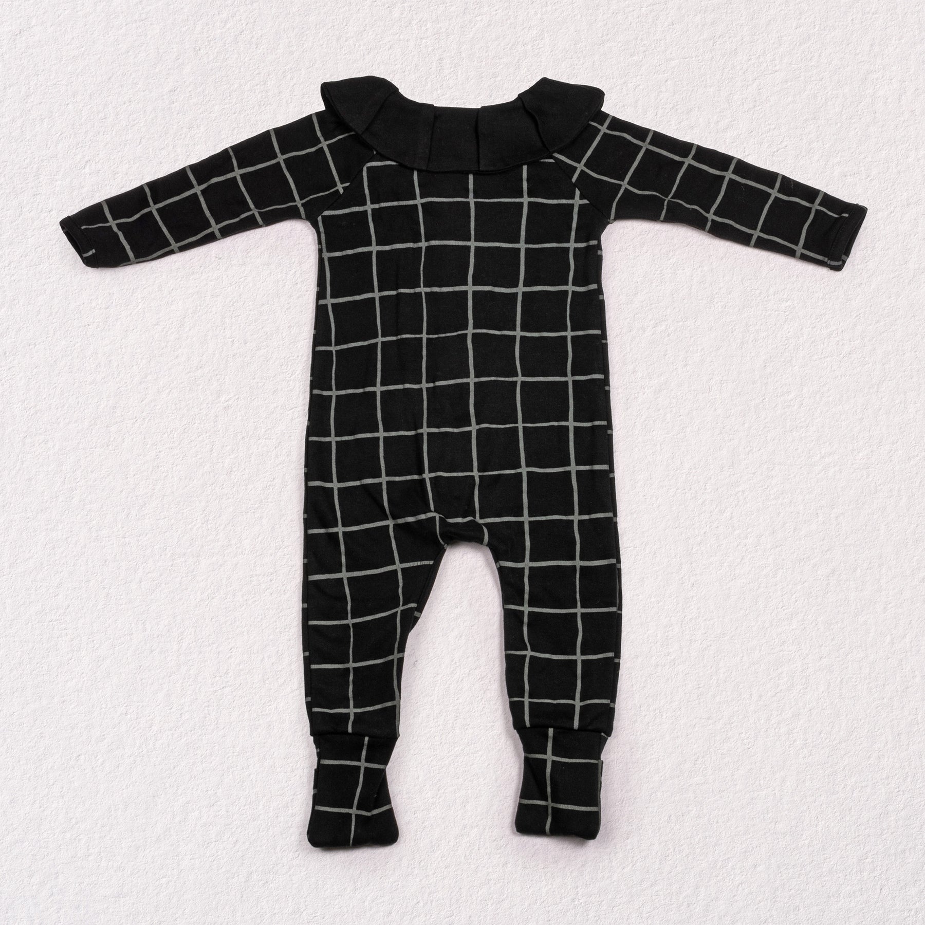 Pyjama Enfant Zippé Carreaux Carbon