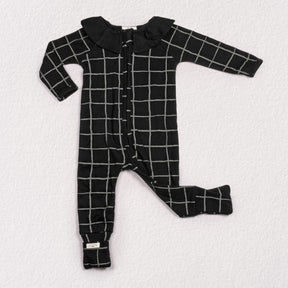 Pyjama Enfant Zippé Carreaux Carbon