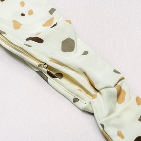 Pyjama Enfant Zippé Cailloux Crème